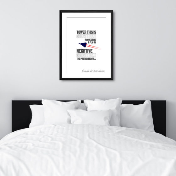 Top Gun Tower This Is Ghostrider Quote Maverick Print - Image 6