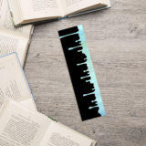 Vibrant Dripping Liquid Cyan Blue Bookmark