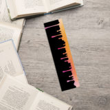 Vibrant Dripping Liquid Orange Pink Bookmark