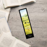Watercolour Art Spring Meadow Bookmark
