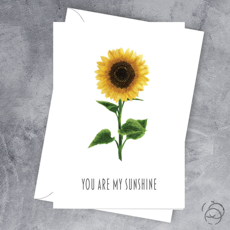 You Are My Sunshine Card