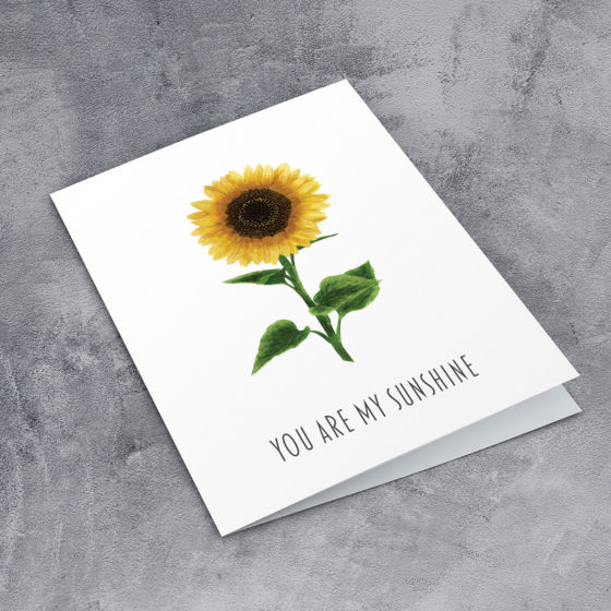 You Are My Sunshine Card - Image 2
