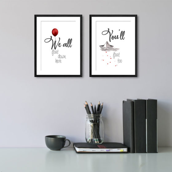 You'll Float Too IT Movie Duo Prints - Image 2