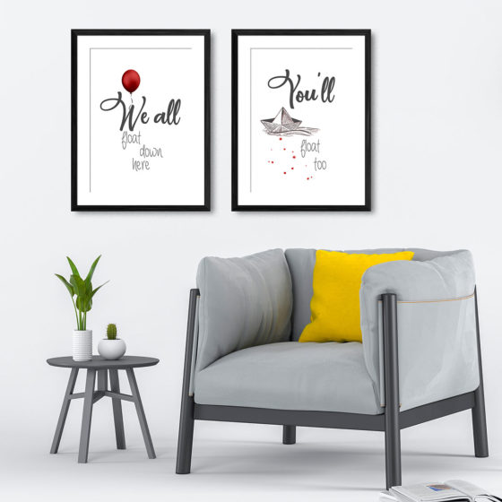 You'll Float Too IT Movie Duo Prints - Image 4
