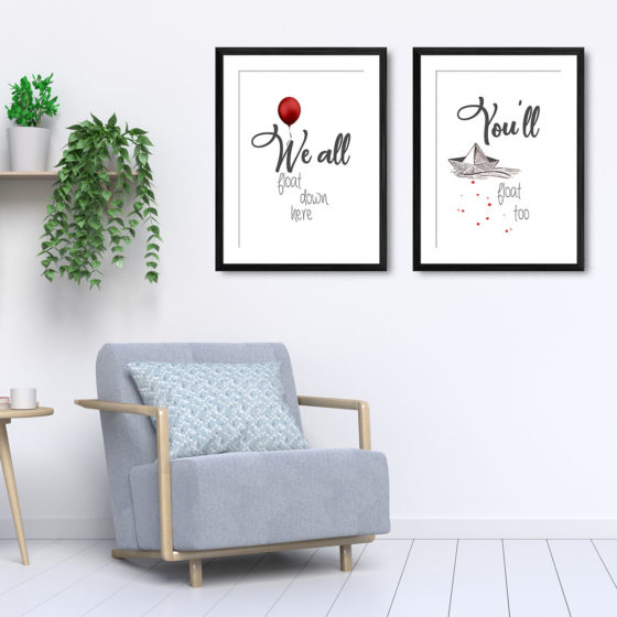 You'll Float Too IT Movie Duo Prints - Image 5