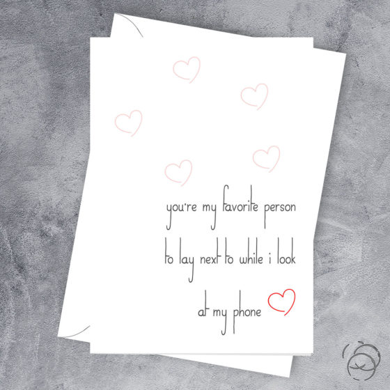 You're My Favorite Person Card